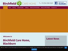 Tablet Screenshot of birchfieldcarehome.co.uk